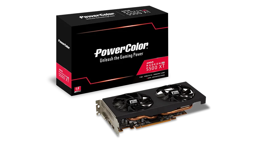 PowerColor Radeon RX 5500 XT (AXRX 5500 XT 4GBD6-DH/OC)